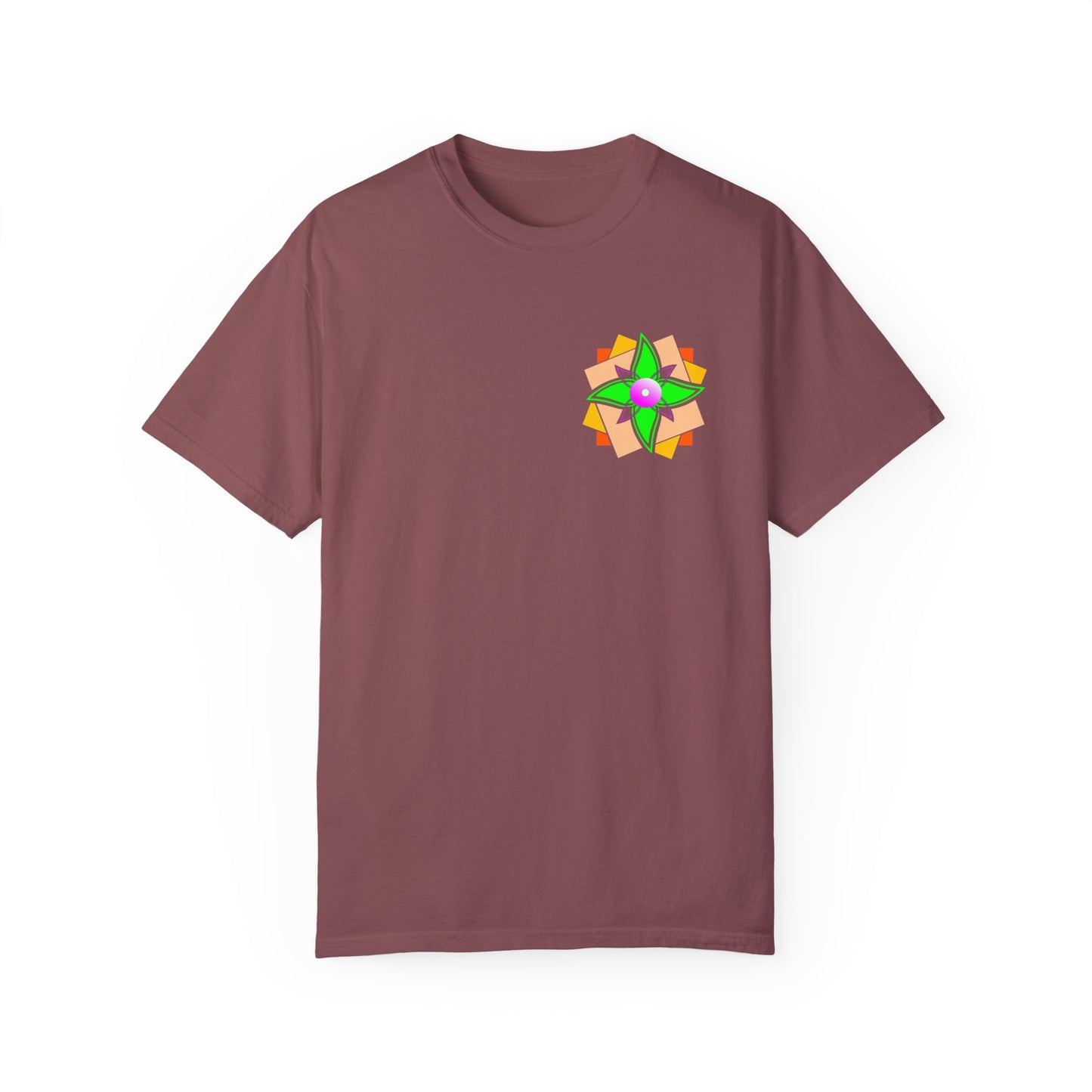 Floral Geometry  Unisex T -shirt