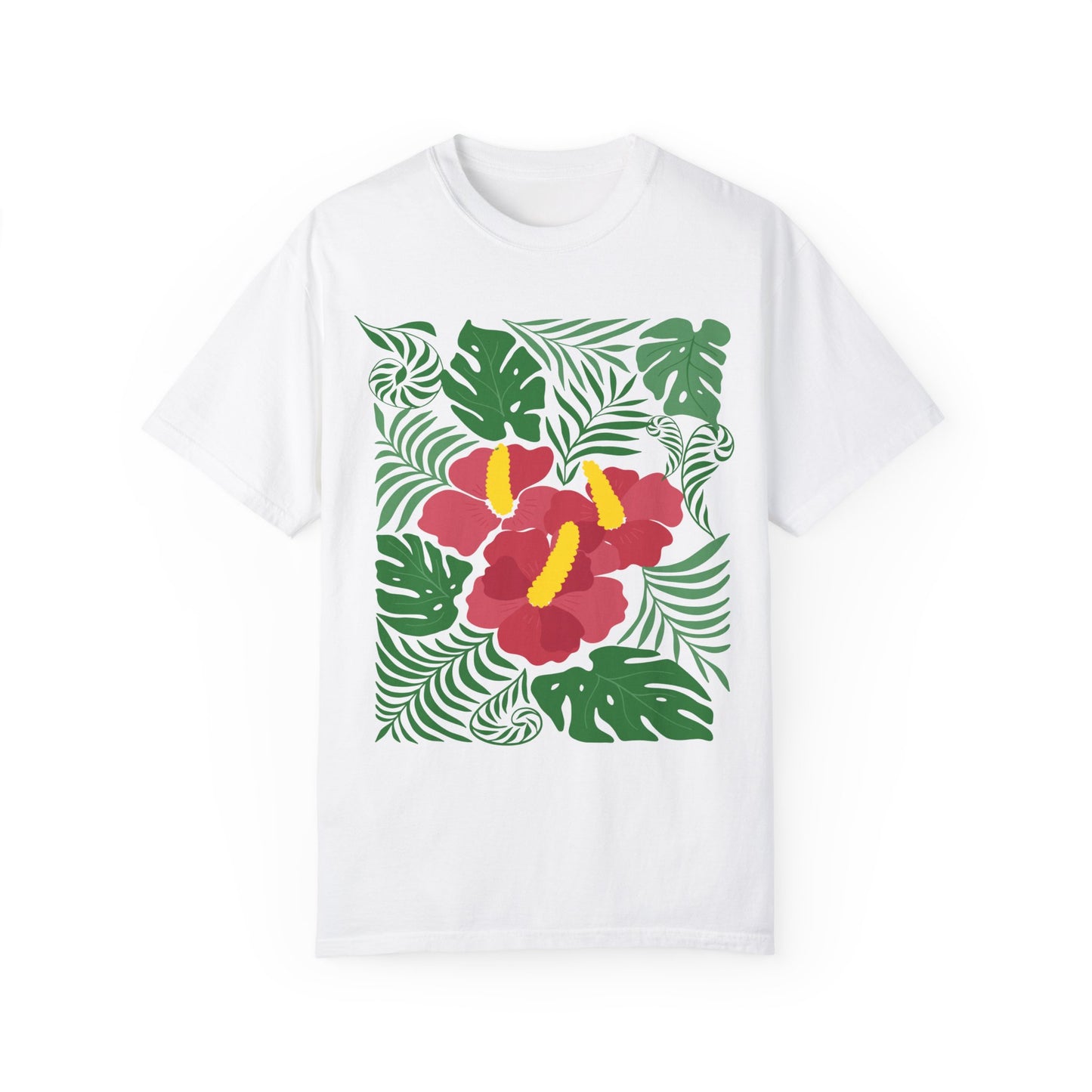 Ferns And Flowers Unisex T -shirt