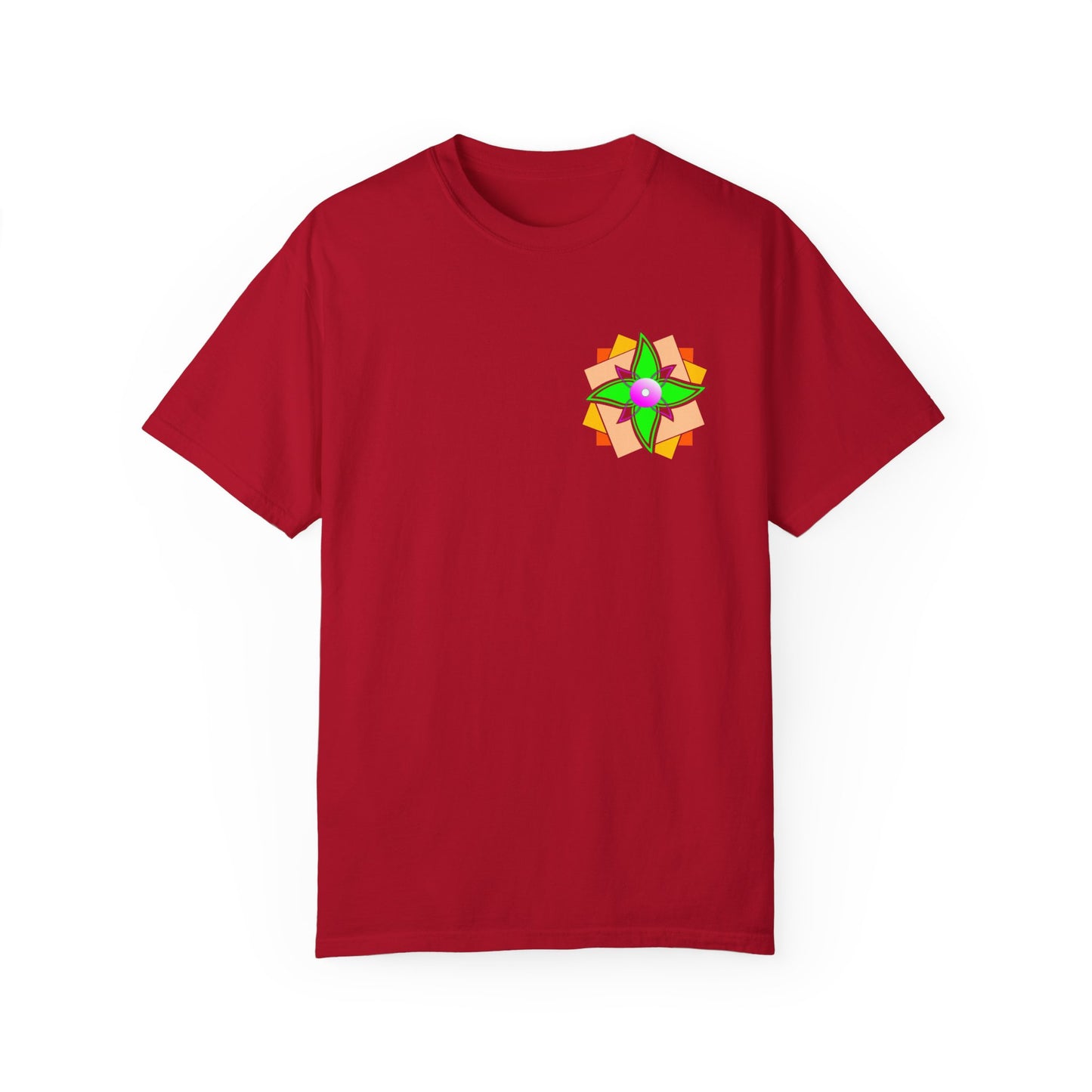 Floral Geometry  Unisex T -shirt