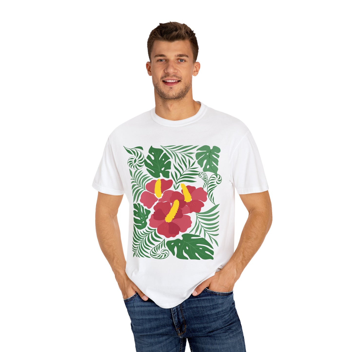 Ferns And Flowers Unisex T -shirt