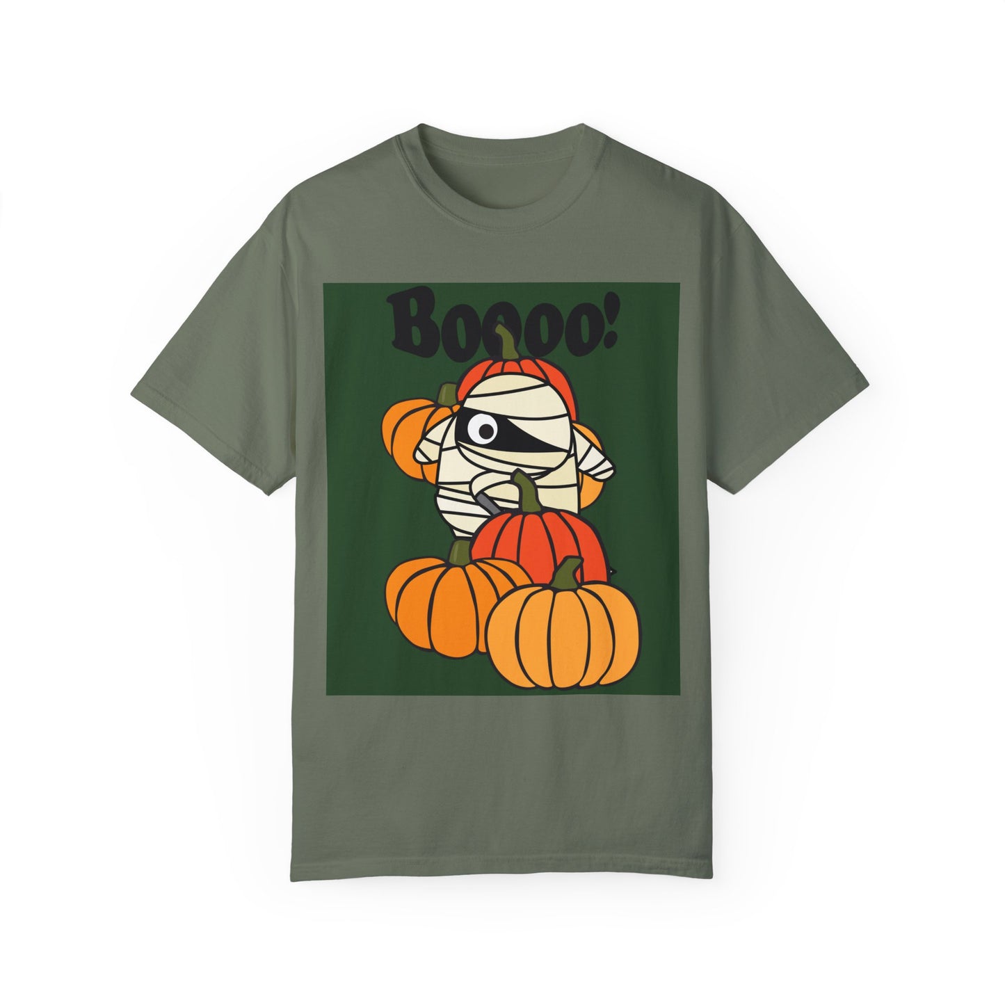 Boo Ghoul And Pumpkin Halloween Tee | Western Halloween T-Shirt Unisex Funny Ghost Graphic Print Shirt Tee Top