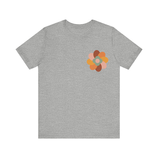 Geometrical floral Print Unisex T-Shirt