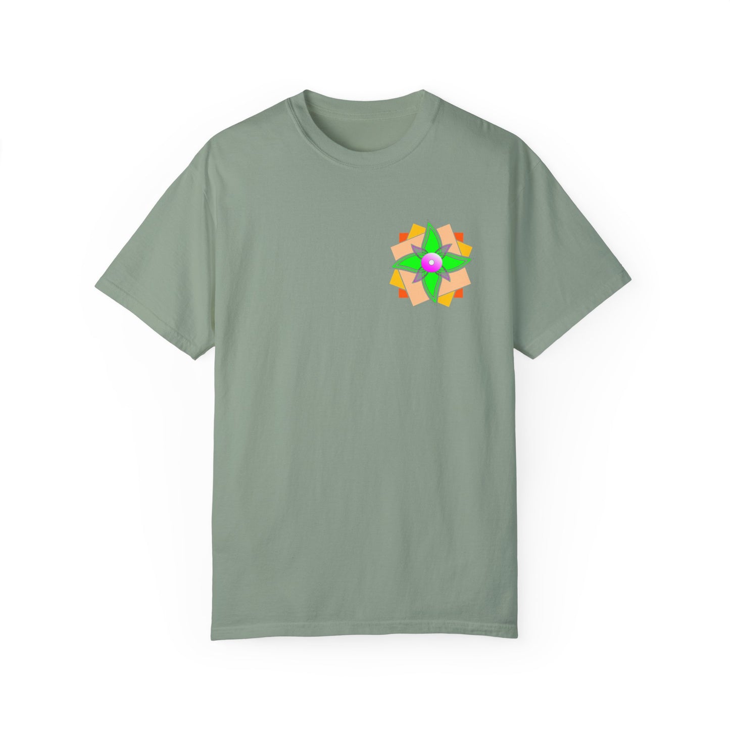 Floral Geometry  Unisex T -shirt