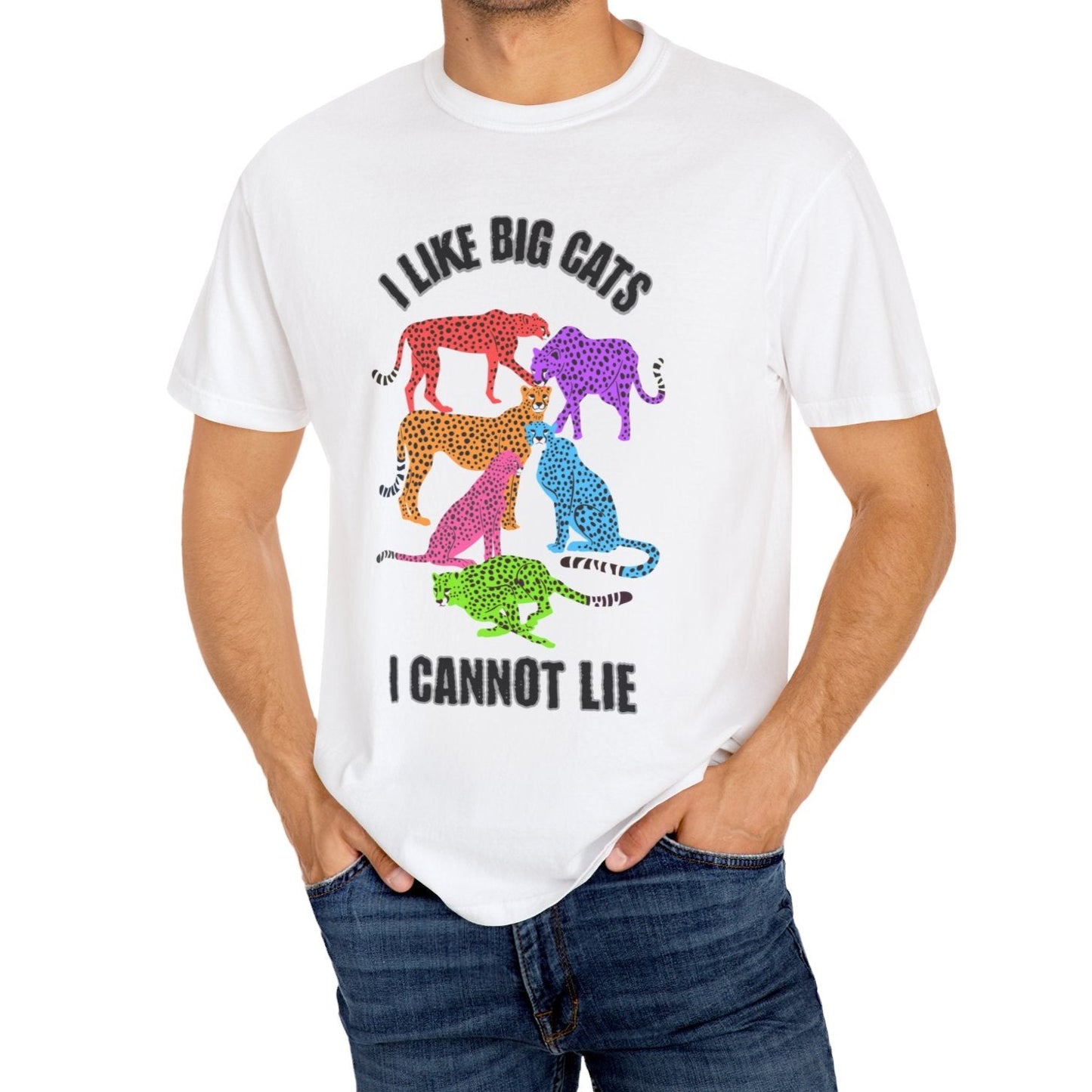 Big Cat Graphic Print  T- Shirt