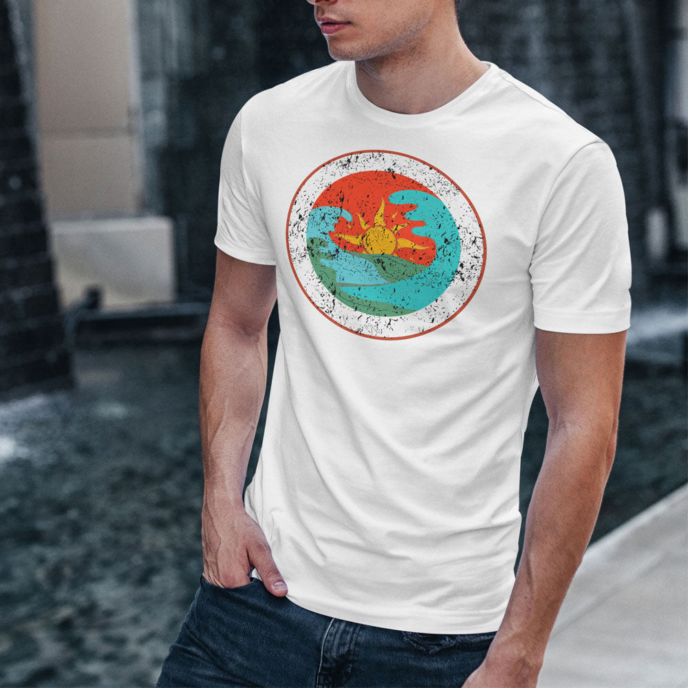 T-Shirt, Men, The Waves, Wave Print T-Shirt