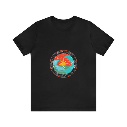 T-Shirt, Men, The Waves, Wave Print T-Shirt