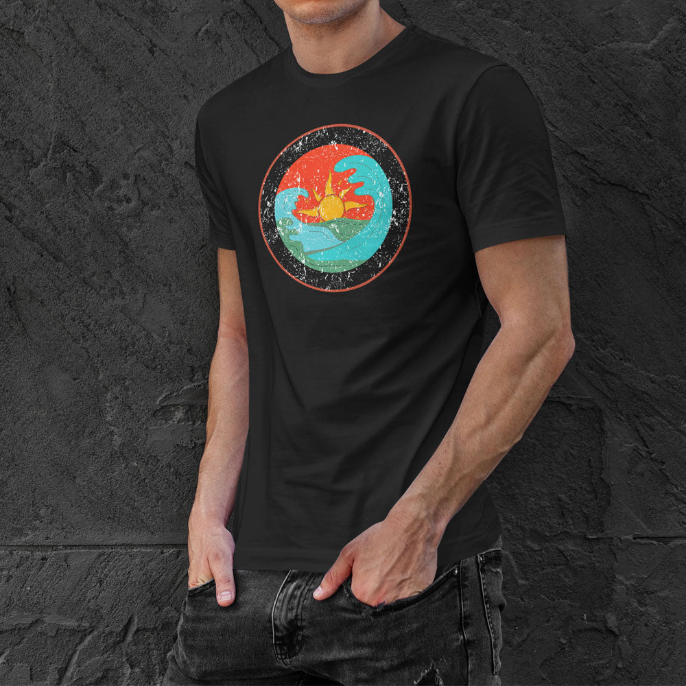 T-Shirt, Men, The Waves, Wave Print T-Shirt