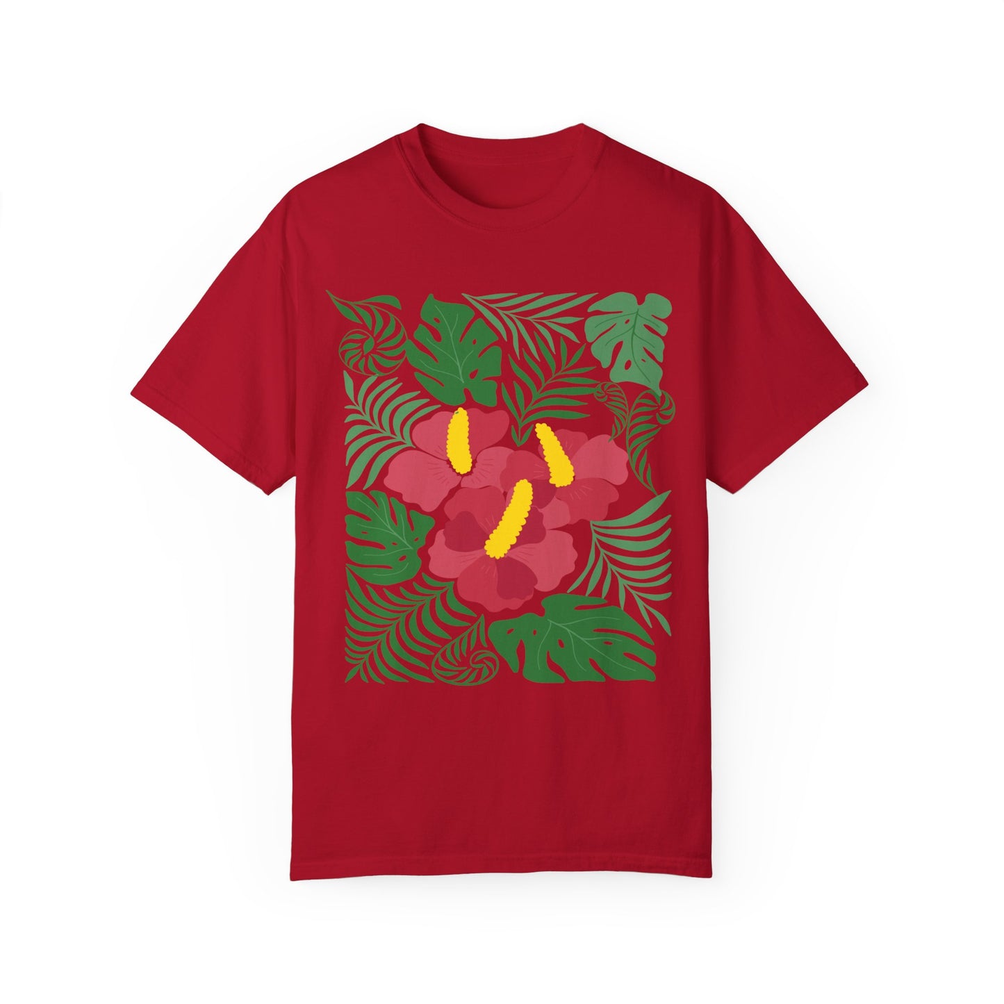 Ferns And Flowers Unisex T -shirt