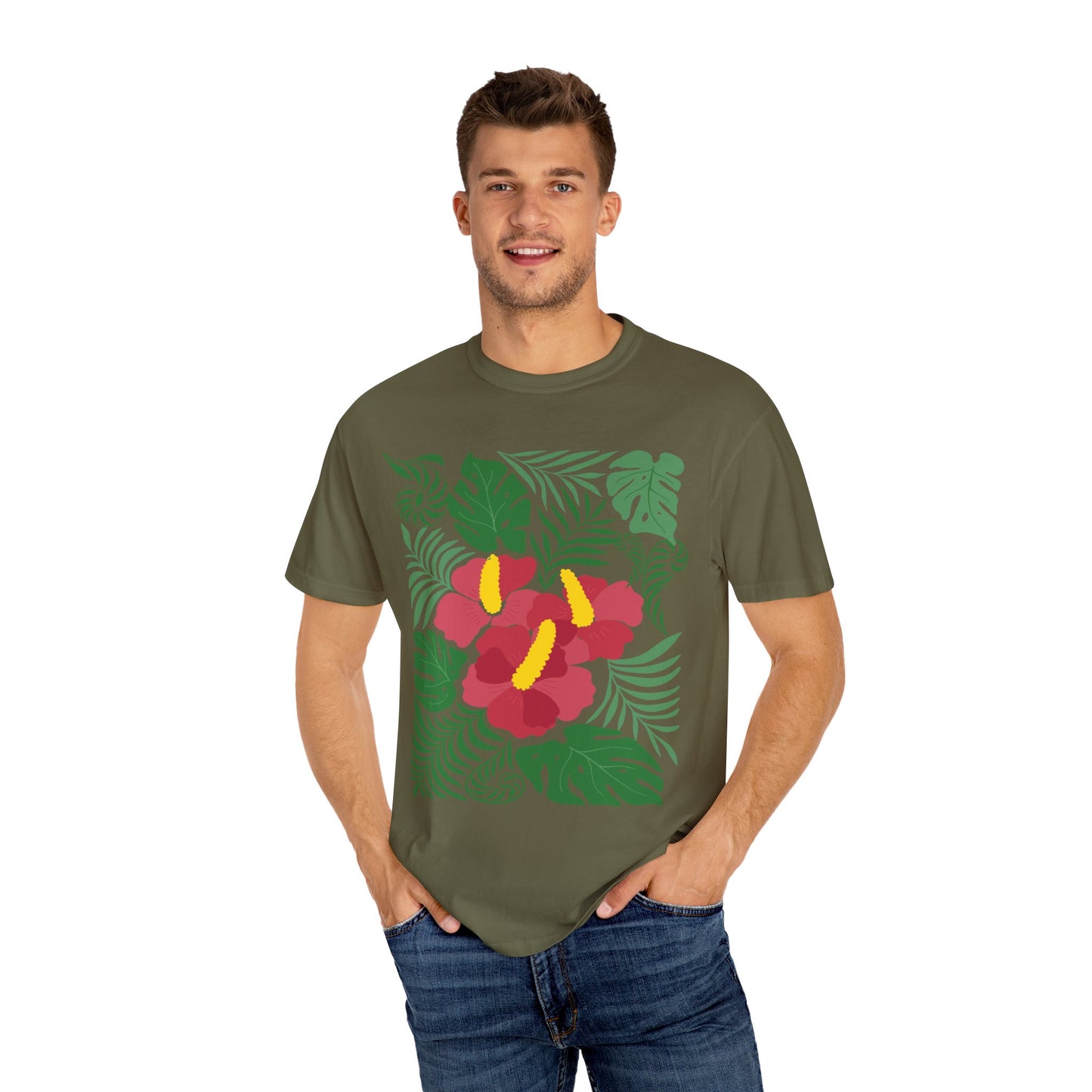 Ferns And Flowers Unisex T -shirt