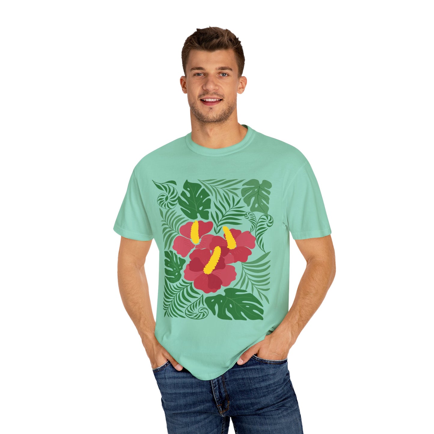 Ferns And Flowers Unisex T -shirt