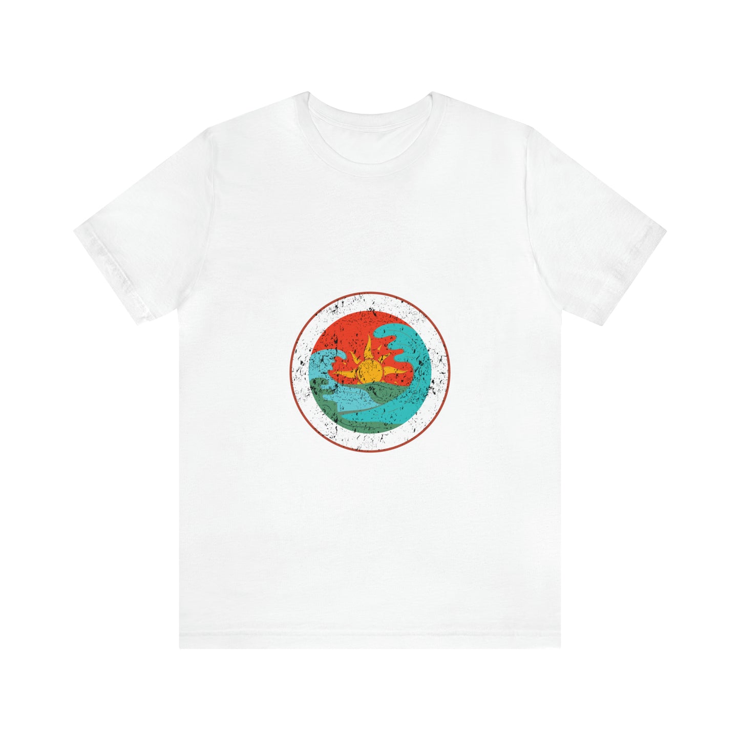 T-Shirt, Men, The Waves, Wave Print T-Shirt