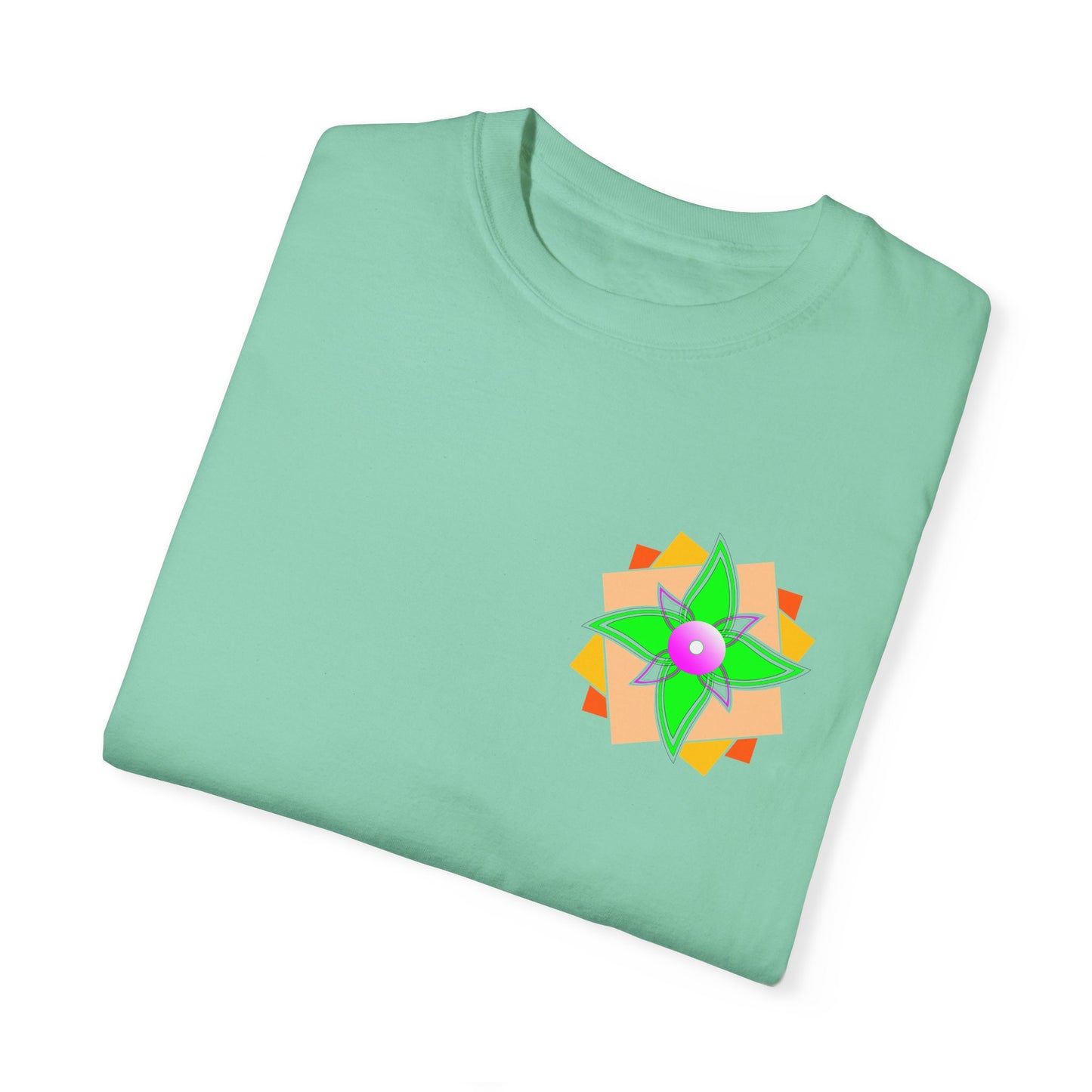 Floral Geometry  Unisex T -shirt