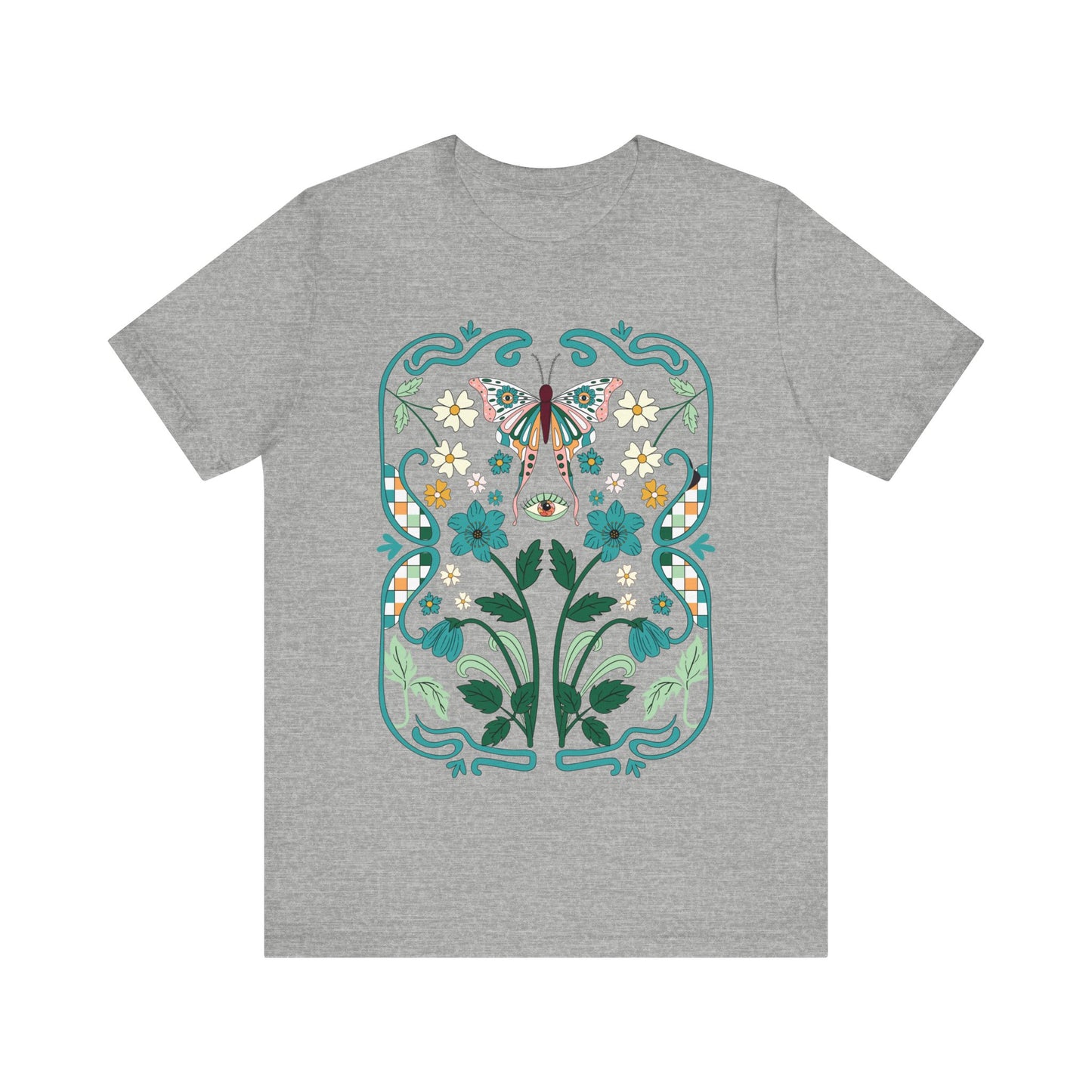 T-Shirt Women,The Blue's, Boho Garden Collection